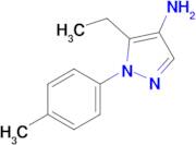 5-Ethyl-1-(4-methylphenyl)-1h-pyrazol-4-amine