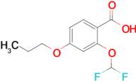 2-(Difluoromethoxy)-4-propoxybenzoic acid