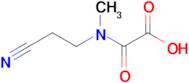 [(2-cyanoethyl)(methyl)carbamoyl]formic acid