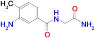 2-[(3-amino-4-methylphenyl)formamido]acetamide