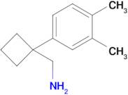 [1-(3,4-dimethylphenyl)cyclobutyl]methanamine