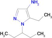 5-Ethyl-1-(pentan-3-yl)-1h-pyrazol-4-amine