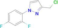 3-(Chloromethyl)-1-(2,4-difluorophenyl)-1h-pyrazole