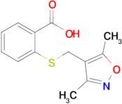 2-{[(dimethyl-1,2-oxazol-4-yl)methyl]sulfanyl}benzoic acid