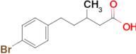 5-(4-Bromophenyl)-3-methylpentanoic acid