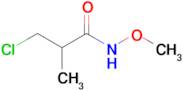 3-Chloro-n-methoxy-2-methylpropanamide