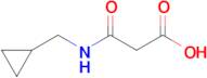 2-[(cyclopropylmethyl)carbamoyl]acetic acid