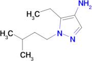 5-Ethyl-1-(3-methylbutyl)-1h-pyrazol-4-amine