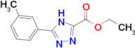 ethyl 5-(3-methylphenyl)-4H-1,2,4-triazole-3-carboxylate