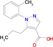 1-(2-Methylphenyl)-5-propyl-1h-pyrazole-4-carboxylic acid