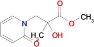 Methyl 2-hydroxy-2-methyl-3-(2-oxo-1,2-dihydropyridin-1-yl)propanoate