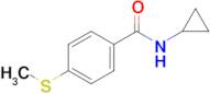 n-Cyclopropyl-4-(methylsulfanyl)benzamide