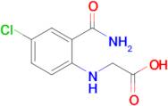 2-[(2-carbamoyl-4-chlorophenyl)amino]acetic acid