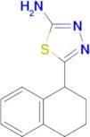 5-(1,2,3,4-Tetrahydronaphthalen-1-yl)-1,3,4-thiadiazol-2-amine