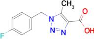 1-[(4-fluorophenyl)methyl]-5-methyl-1h-1,2,3-triazole-4-carboxylic acid