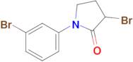 3-Bromo-1-(3-bromophenyl)pyrrolidin-2-one