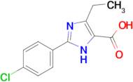 2-(4-chlorophenyl)-4-ethyl-1H-imidazole-5-carboxylic acid