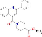 Methyl 1-(2-phenylquinoline-4-carbonyl)piperidine-4-carboxylate