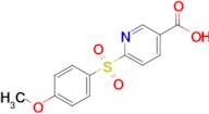 6-(4-Methoxybenzenesulfonyl)pyridine-3-carboxylic acid