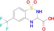 1,1-Dioxo-6-(trifluoromethyl)-3,4-dihydro-2h-1,2,4-benzothiadiazine-3-carboxylic acid