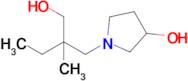 1-(2-Ethyl-3-hydroxy-2-methylpropyl)pyrrolidin-3-ol