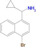 (4-Bromonaphthalen-1-yl)(cyclopropyl)methanamine