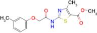 Methyl 4-methyl-2-[2-(3-methylphenoxy)acetamido]-1,3-thiazole-5-carboxylate