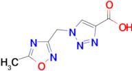 1-[(5-methyl-1,2,4-oxadiazol-3-yl)methyl]-1h-1,2,3-triazole-4-carboxylic acid