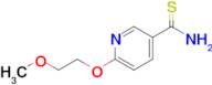 6-(2-Methoxyethoxy)pyridine-3-carbothioamide