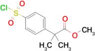 Methyl 2-[4-(chlorosulfonyl)phenyl]-2-methylpropanoate