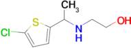 2-{[1-(5-chlorothiophen-2-yl)ethyl]amino}ethan-1-ol