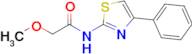 2-Methoxy-n-(4-phenyl-1,3-thiazol-2-yl)acetamide