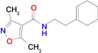 n-[2-(cyclohex-1-en-1-yl)ethyl]-3,5-dimethyl-1,2-oxazole-4-carboxamide