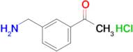1-[3-(aminomethyl)phenyl]ethan-1-one hydrochloride