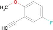 2-Ethynyl-4-fluoro-1-methoxybenzene