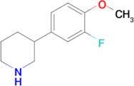 3-(3-Fluoro-4-methoxyphenyl)piperidine