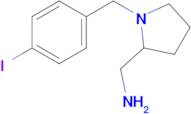 {1-[(4-iodophenyl)methyl]pyrrolidin-2-yl}methanamine