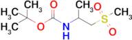 Tert-butyl n-(1-methanesulfonylpropan-2-yl)carbamate