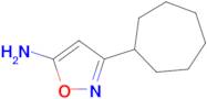 3-Cycloheptyl-1,2-oxazol-5-amine