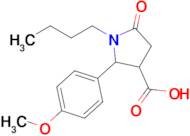 1-Butyl-2-(4-methoxyphenyl)-5-oxopyrrolidine-3-carboxylic acid