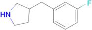 3-[(3-fluorophenyl)methyl]pyrrolidine