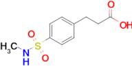 3-[4-(methylsulfamoyl)phenyl]propanoic acid