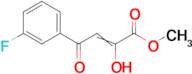 methyl 4-(3-fluorophenyl)-2-hydroxy-4-oxobut-2-enoate