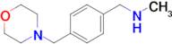 Methyl({4-[(morpholin-4-yl)methyl]phenyl}methyl)amine