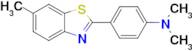 n,n-Dimethyl-4-(6-methyl-1,3-benzothiazol-2-yl)aniline