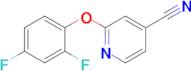 2-(2,4-Difluorophenoxy)pyridine-4-carbonitrile