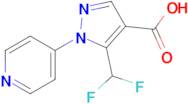 5-(Difluoromethyl)-1-(pyridin-4-yl)-1h-pyrazole-4-carboxylic acid