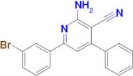 2-Amino-6-(3-bromophenyl)-4-phenylpyridine-3-carbonitrile