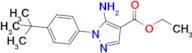 Ethyl 5-amino-1-(4-tert-butylphenyl)-1h-pyrazole-4-carboxylate