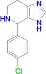 4-(4-Chlorophenyl)-3h,4h,5h,6h,7h-imidazo[4,5-c]pyridine